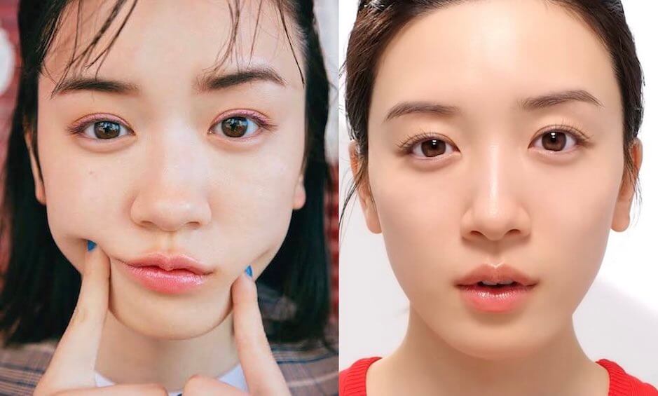 永野芽郁 鼻 比較